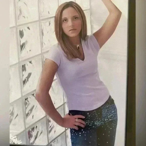 Delia’s Vintage Sequined Flare Jeans Size 11 - Glam & Retro Chic! - Picture 6 of 6